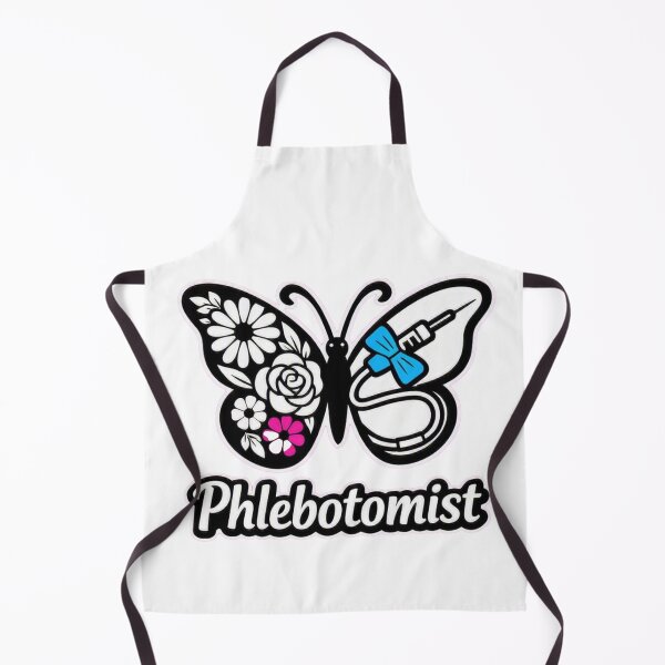Item preview, Phlebotomist Butterfly Needle Floral Medical designed and sold by Timeless Junction.