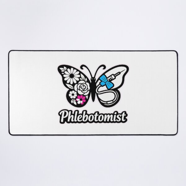 Item preview, Phlebotomist Butterfly Needle Floral Medical designed and sold by Timeless Junction.