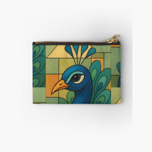 Item preview, Peacock a Colourful Geometric illustration. designed and sold by GalleryKauffeld.