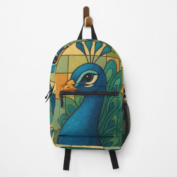 Item preview, Peacock a Colourful Geometric illustration. designed and sold by GalleryKauffeld.
