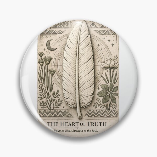 Item preview, The Heart of Truth | Feather of Ma'at | Ancient Africa  designed and sold by 'VARI'.