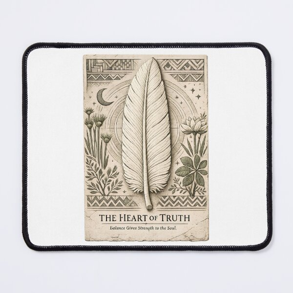 Item preview, The Heart of Truth | Feather of Ma'at | Ancient Africa designed and sold by 'VARI'.