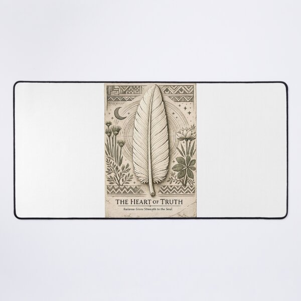 Item preview, The Heart of Truth | Feather of Ma'at | Ancient Africa  designed and sold by 'VARI'.