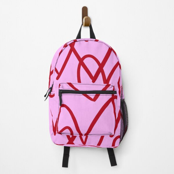 Item preview, Pink Red Hearts Doodle Pattern designed and sold by jianina-alondra.