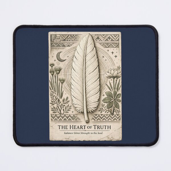 Item preview, The Heart of Truth | Feather of Ma'at | Ancient Africa  designed and sold by 'VARI'.