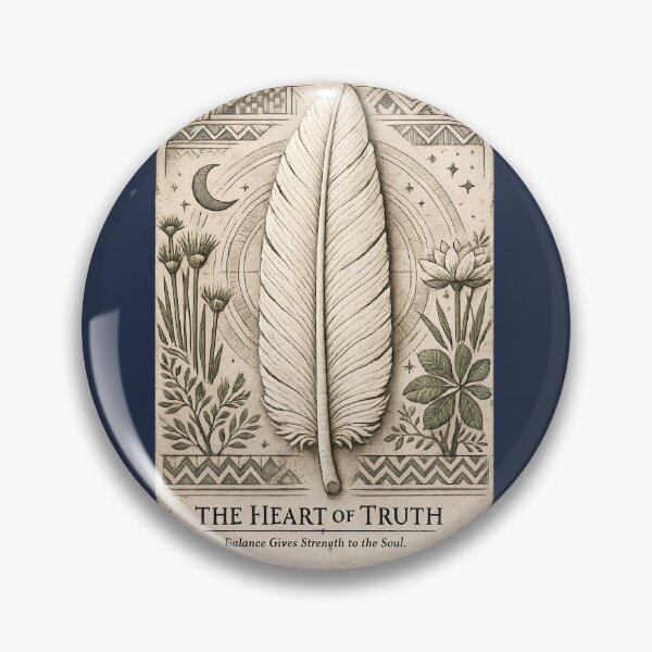 Item preview, The Heart of Truth | Feather of Ma'at | Ancient Africa  designed and sold by 'VARI'.