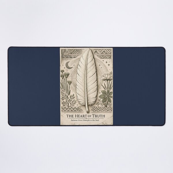 Item preview, The Heart of Truth | Feather of Ma'at | Ancient Africa  designed and sold by 'VARI'.
