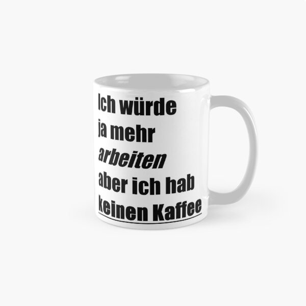 Item preview, No coffee – no work – funny T-shirt designed and sold by HustleAndHumor.
