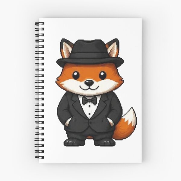 Item preview, Classy Pixel Fox – Funny Retro Animal in Tuxedo designed and sold by Icareis-Studios.
