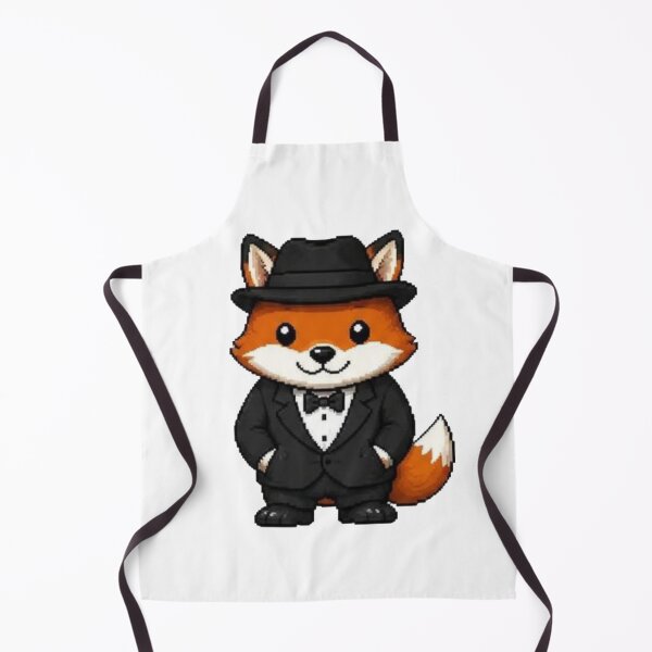Item preview, Classy Pixel Fox – Funny Retro Animal in Tuxedo designed and sold by Icareis-Studios.