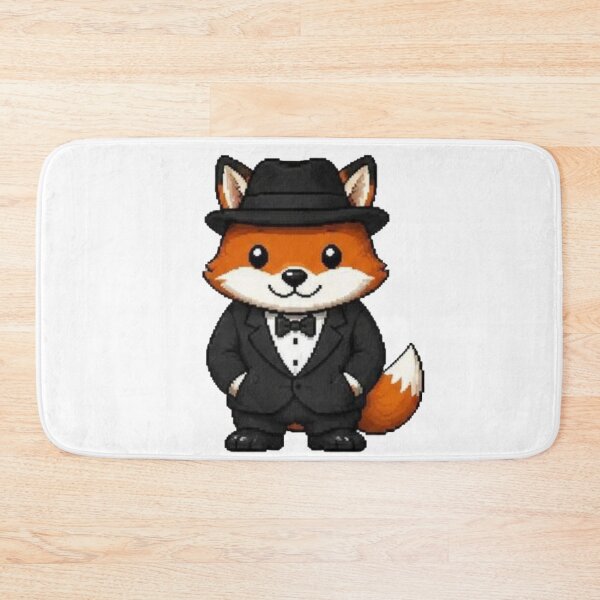 Item preview, Classy Pixel Fox – Funny Retro Animal in Tuxedo designed and sold by Icareis-Studios.