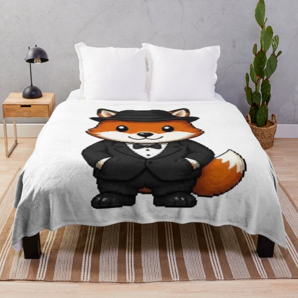 Item preview, Classy Pixel Fox – Funny Retro Animal in Tuxedo designed and sold by Icareis-Studios.