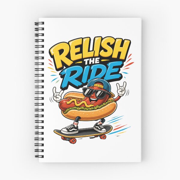 Item preview, Relish The Ride – Funny Hot Dog Skateboarder designed and sold by CraigDesignWork.
