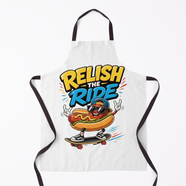 Item preview, Relish The Ride – Funny Hot Dog Skateboarder designed and sold by CraigDesignWork.