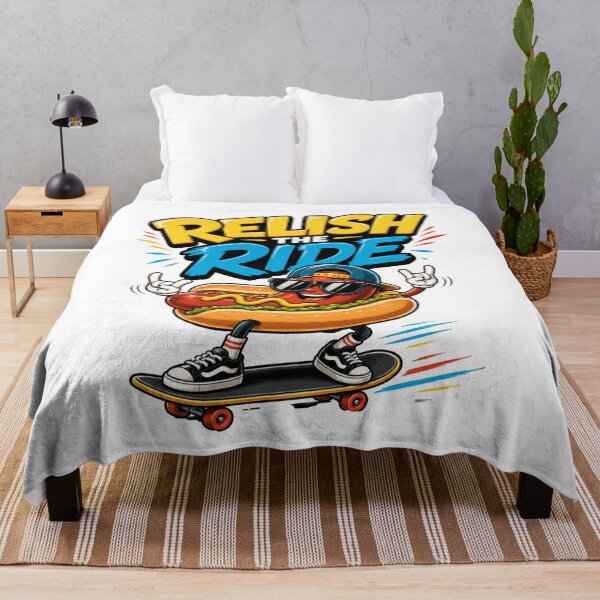 Item preview, Relish The Ride – Funny Hot Dog Skateboarder designed and sold by CraigDesignWork.