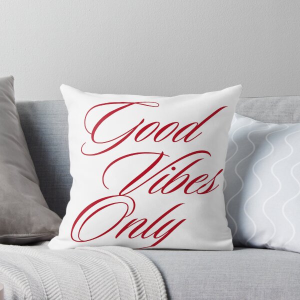 Item preview, Good Vibes Only Red Typography designed and sold by jianina-alondra.