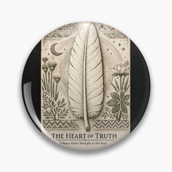 Item preview, The Heart of Truth | Feather of Ma'at | Ancient Africa  designed and sold by 'VARI'.
