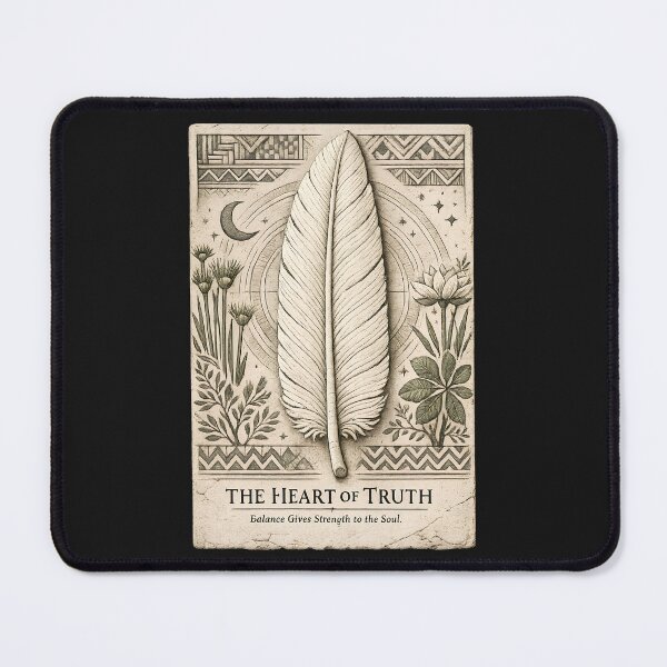 Item preview, The Heart of Truth | Feather of Ma'at | Ancient Africa  designed and sold by 'VARI'.