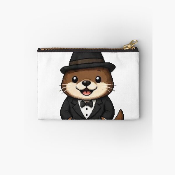 Item preview, Classy Pixel Otter – Funny Retro Animal in Tuxedo designed and sold by Icareis-Studios.