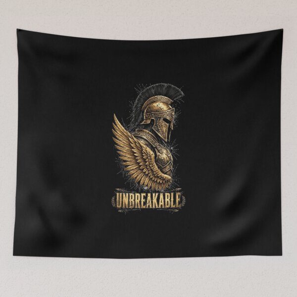 Item preview, Unbreakable Spartan Warrior Design, Ancient Greek Warrior Art, Spartan Hoplite Graphic, Greek Warrior Gift, Spartan Battle Artwork, Thermopylae Inspired, Warrior Spirit designed and sold by Typologystudios.
