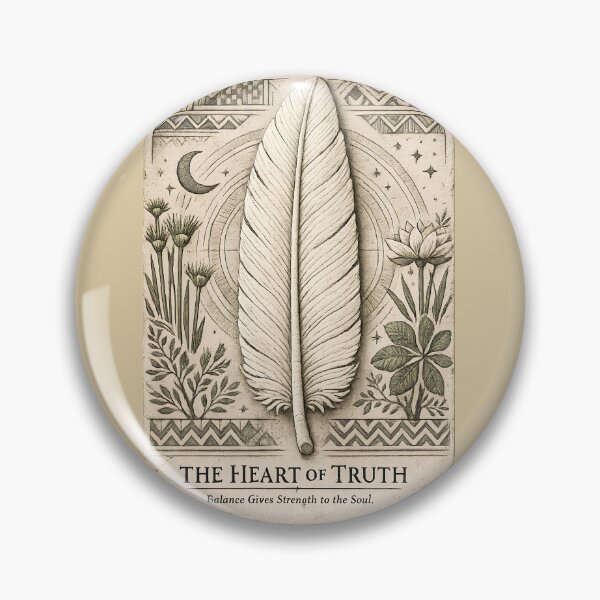 Item preview, The Heart of Truth | Feather of Ma'at | Ancient Africa  designed and sold by 'VARI'.