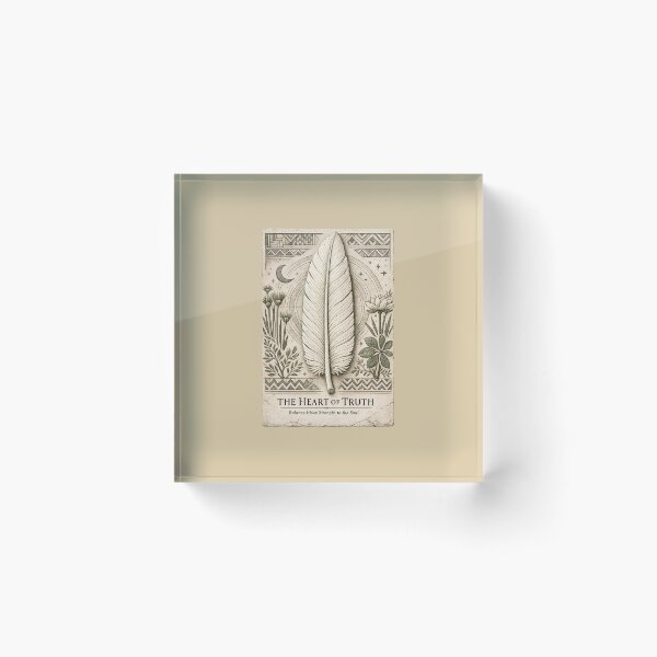 Item preview, The Heart of Truth | Feather of Ma'at | Ancient Africa  designed and sold by 'VARI'.