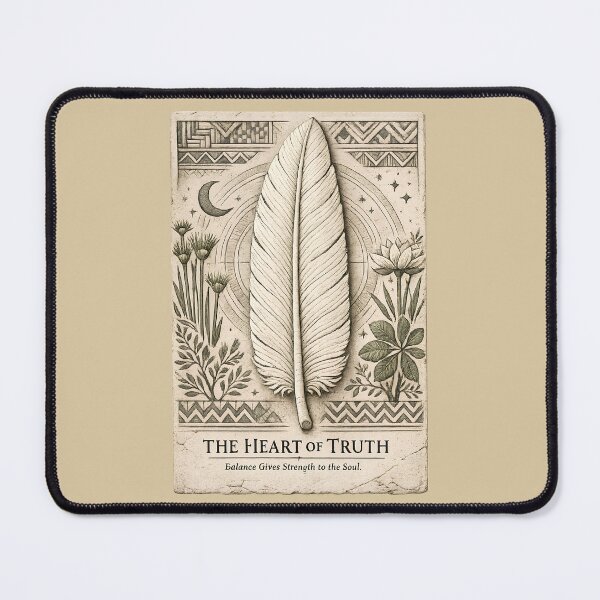 Item preview, The Heart of Truth | Feather of Ma'at | Ancient Africa designed and sold by 'VARI'.