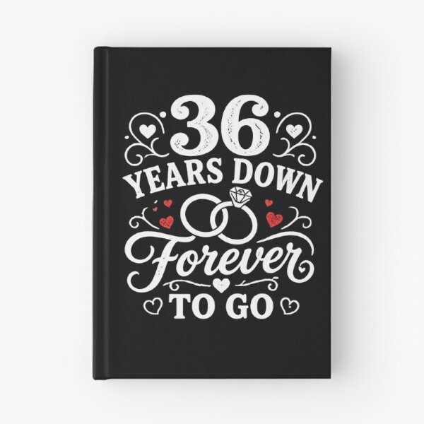 Item preview, 36 Years Down Forever To Go 36th Wedding Anniversary Gift for Couples Men Women designed and sold by Mozaic Clothes.