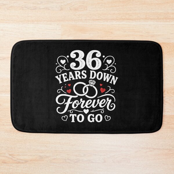 Item preview, 36 Years Down Forever To Go 36th Wedding Anniversary Gift for Couples Men Women designed and sold by Mozaic Clothes.