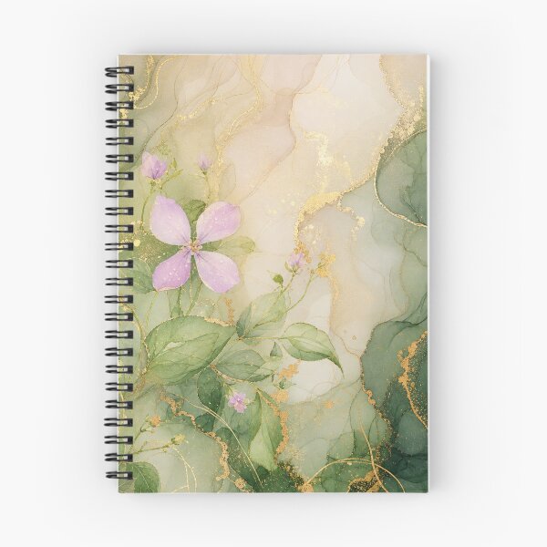 Item preview, Elegant Sage Green and Gold Floral Abstract designed and sold by AneissPiaf.