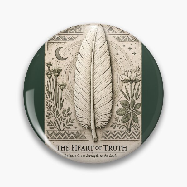 Item preview, The Heart of Truth | Feather of Ma'at | Ancient Africa  designed and sold by 'VARI'.