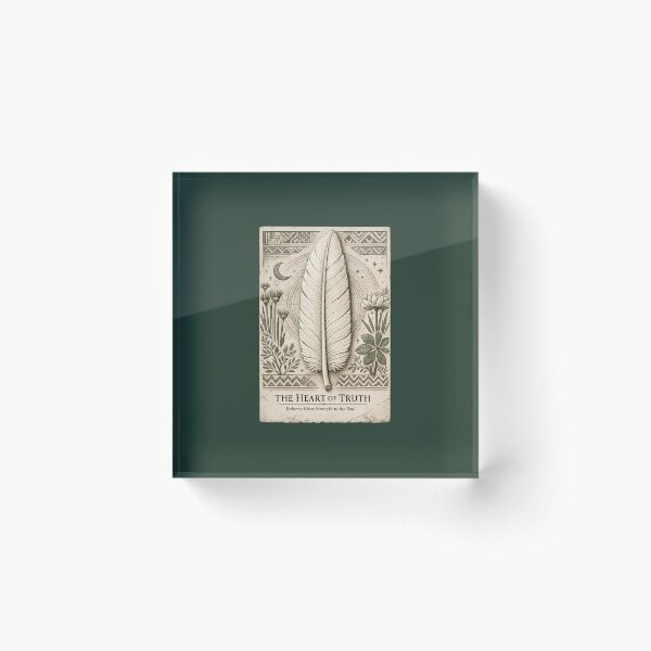 Item preview, The Heart of Truth | Feather of Ma'at | Ancient Africa  designed and sold by 'VARI'.