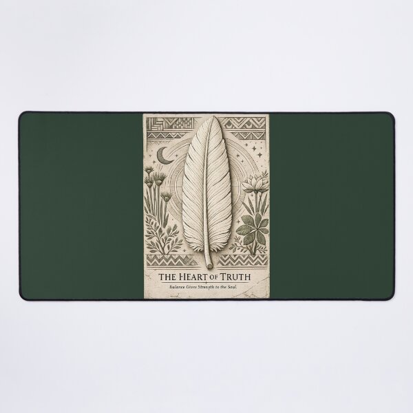 Item preview, The Heart of Truth | Feather of Ma'at | Ancient Africa  designed and sold by 'VARI'.