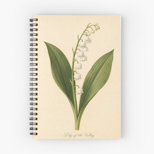 Item preview, Lily of the Valley Botanical Illustration Print designed and sold by NuvoraNest.