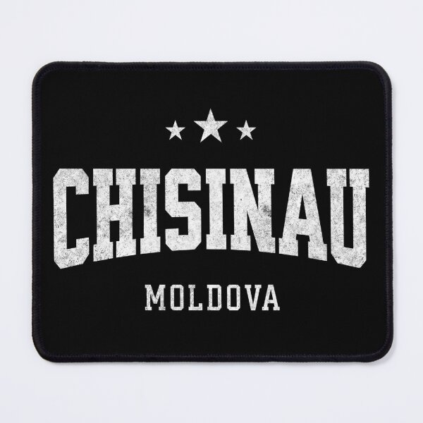Item preview, Chisinau Moldova Vintage Varsity Distressed Retro College Travel Design designed and sold by NiceTeeClub.