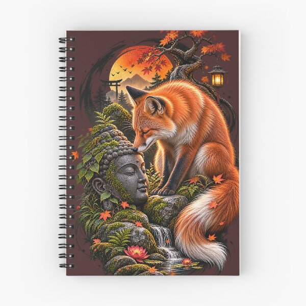 Item preview, Fox and Buddha – Peaceful Soul, Wild Heart designed and sold by ujjawal.