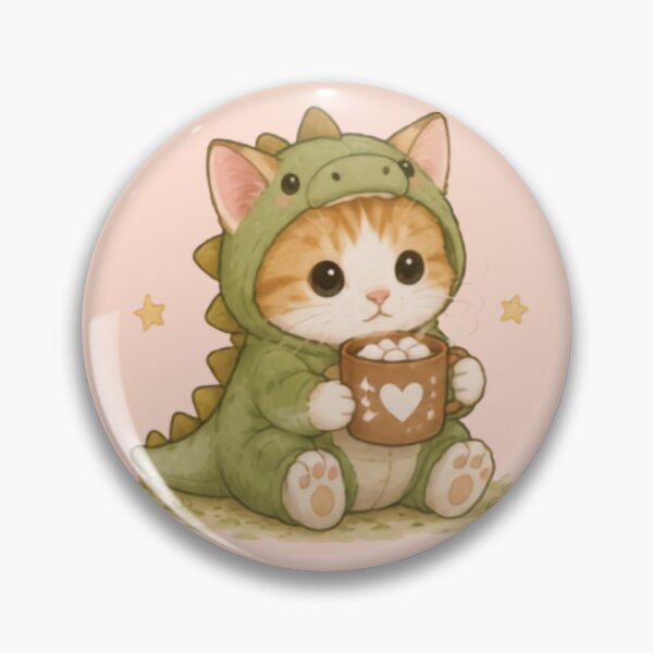 Item preview, Cute Dino Kitten designed and sold by MellowMunchkins.