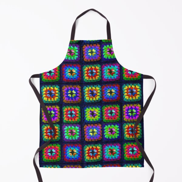 Item preview, Vintage Granny Squares Print designed and sold by Sister Jo Bangles.