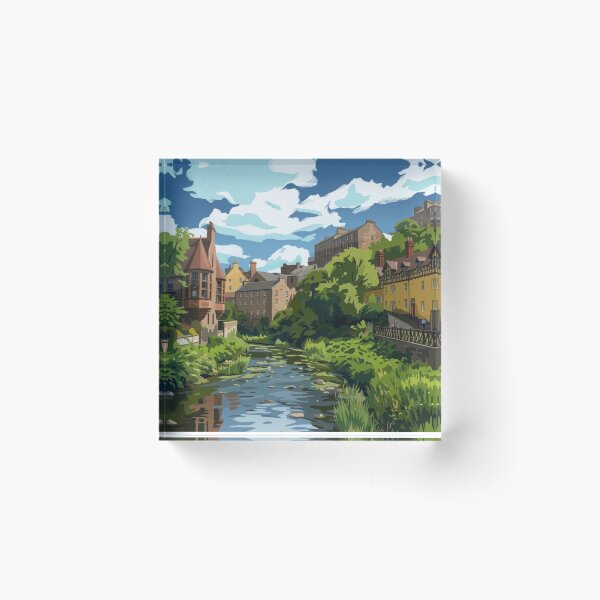 Item preview, Whispers Along the Water: A Dreamy Stroll Through Dean Village designed and sold by S-and-W-4ever.