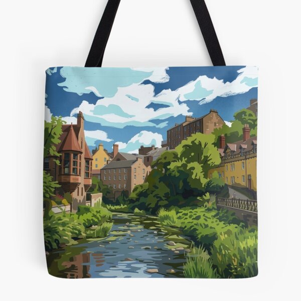Item preview, Whispers Along the Water: A Dreamy Stroll Through Dean Village designed and sold by S-and-W-4ever.