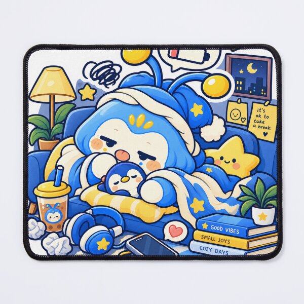 Item preview, AOMJAI Social Battery 1% Cute Kawaii designed and sold by AOMJAI-Studio.