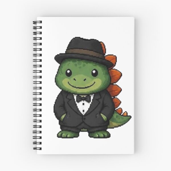 Item preview, Classy Pixel Stegosaurus – Funny Retro Dinosaur in Tuxedo designed and sold by Icareis-Studios.
