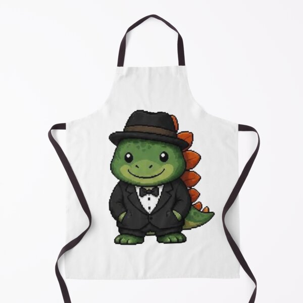 Item preview, Classy Pixel Stegosaurus – Funny Retro Dinosaur in Tuxedo designed and sold by Icareis-Studios.