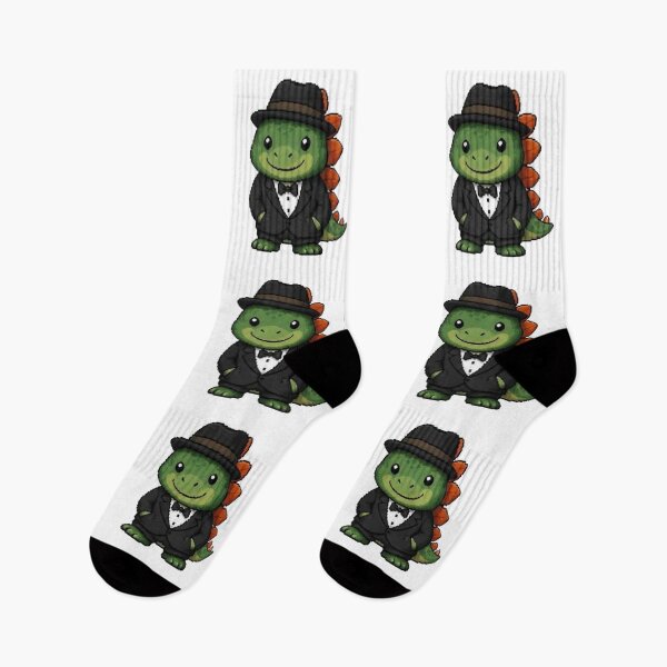 Item preview, Classy Pixel Stegosaurus – Funny Retro Dinosaur in Tuxedo designed and sold by Icareis-Studios.