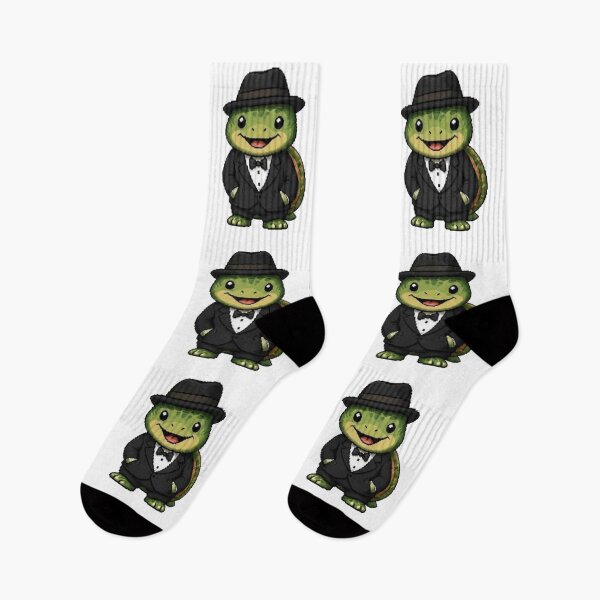 Item preview, Classy Pixel Turtle – Funny Retro Animal in Tuxedo designed and sold by Icareis-Studios.