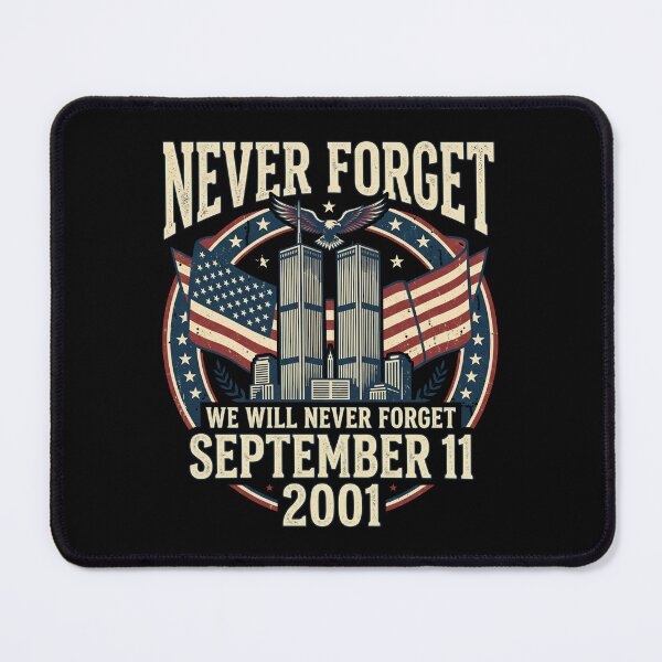 Item preview, Never Forget September 11 Memorial Vintage Twin Towers Patriot designed and sold by Vermanartist.