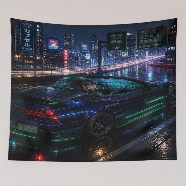 Item preview, Cyberpunk JDM Legend - Anime Girl Rider designed and sold by JMAVILA ART.