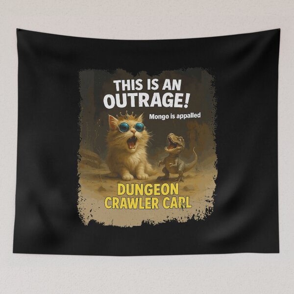 Item preview, Outrage Cat Dinosaur Funny designed and sold by Gardunodsf.