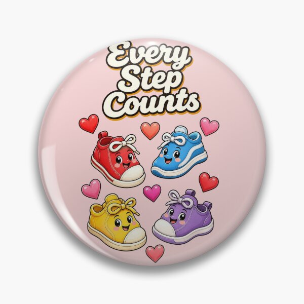 Item preview, Every Step Counts – T21 Down Syndrome Awareness | Cute Shoes & Hearts designed and sold by Cartoon art with a purpose ❤️ Supporting Althea’s friends .