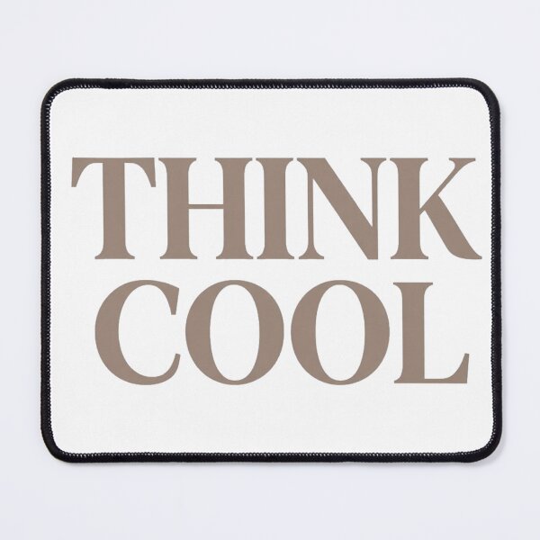 Item preview, Think Cool Aesthetic T-Shirt & Coffee Mug, Minimalist Quote Typography Gift, Trendy Positive Vibe Apparel designed and sold by Miming.